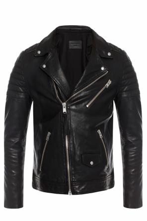 ‘leo’ leather jacket, zdjęcie 1 ‘leo’ leather jacket od AllSaints